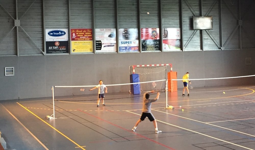 Compétition de badminton