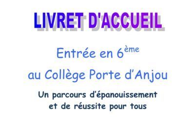 Livret d’Accueil 6e