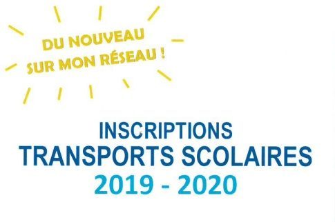 Inscriptions TRANSPORTS SCOLAIRES 2019-2020