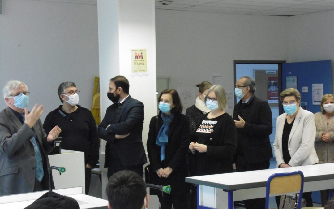 Visite du Recteur d’Académie au collège Porte d’Anjou