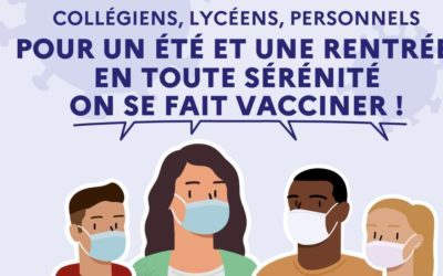 Vaccination des 12-18ans à partir du 15 juin – Informations