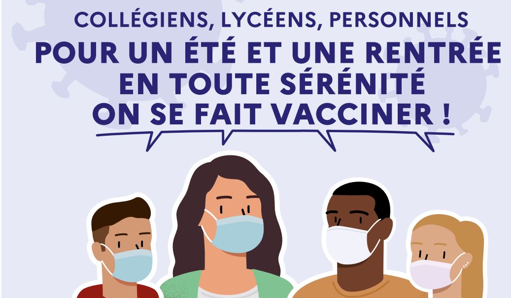 Vaccination des 12-18ans à partir du 15 juin – Informations