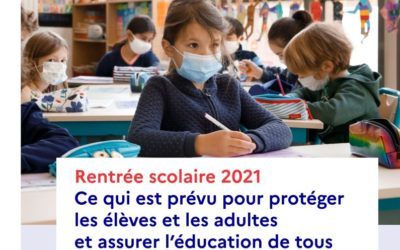 Informations : Protocole sanitaire de rentrée 2021, Notice explicative sur la vaccination en milieu scolaire