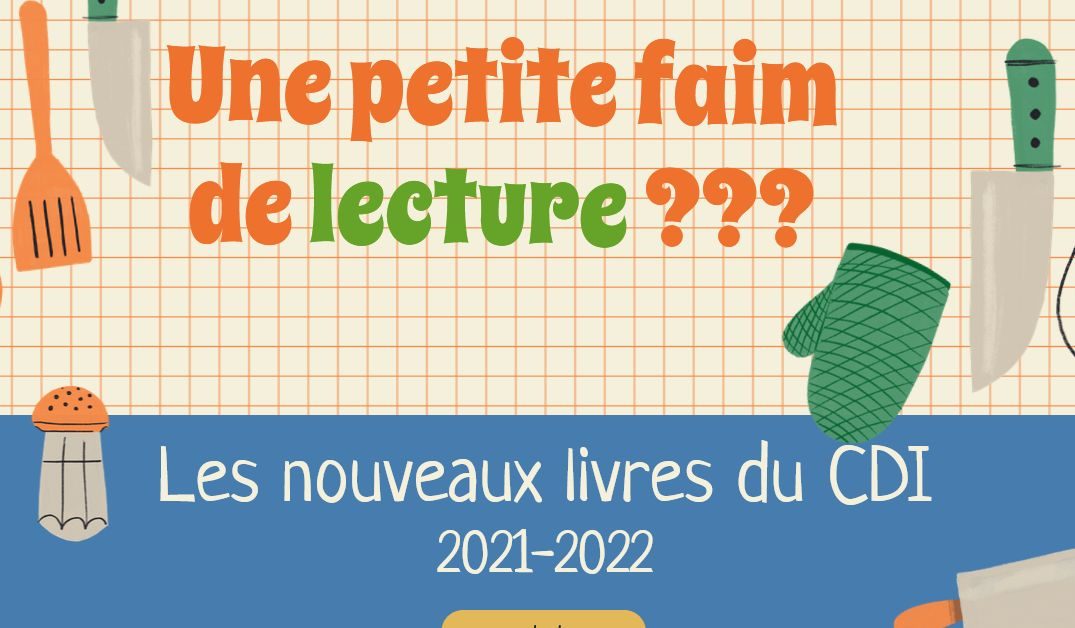 Les nouveaux livres du CDI – 2022