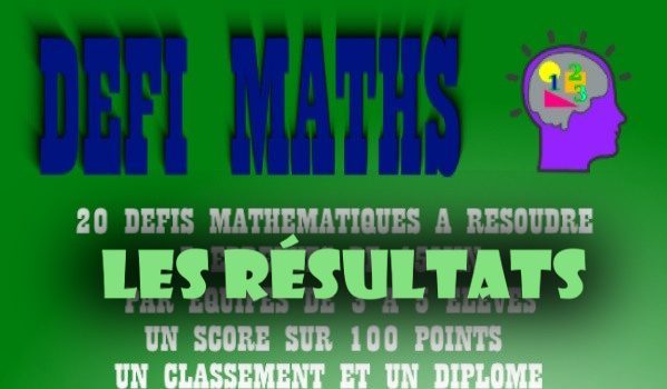 Résultats du Défi Maths 2023-2024