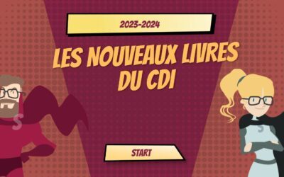 Les Nouveautés du CDI – 2024